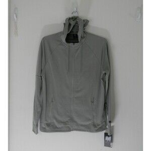 Layer 8 Men's Full Zip Green Hoodie Sweatshirt Pockets Qwick Dry NWT